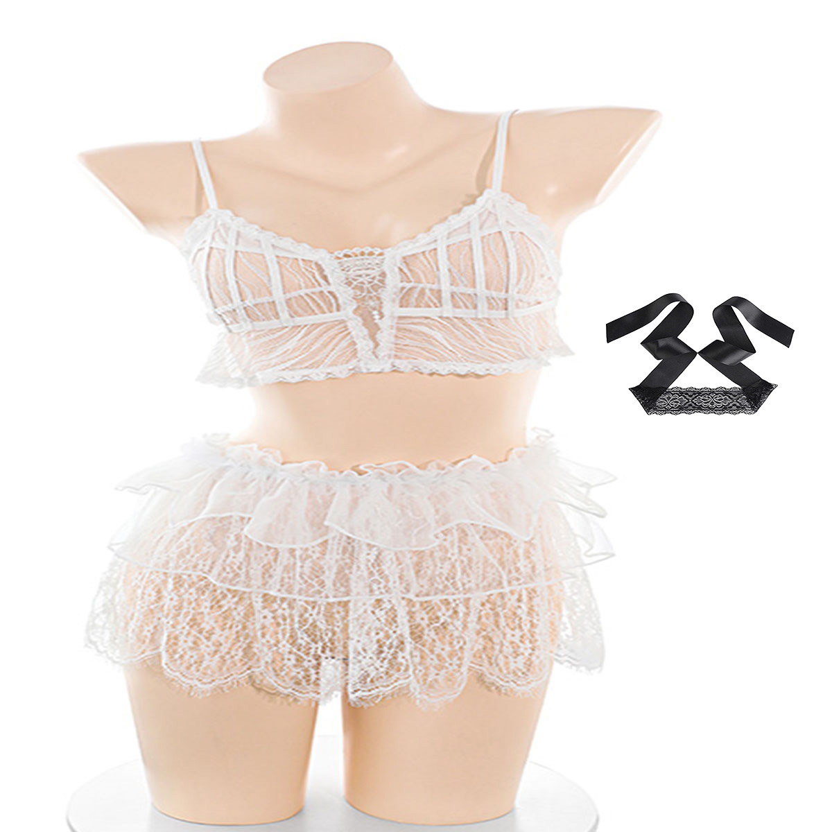 Lace Bralette Set - Комплект женского кружевного белья LISM Sweet