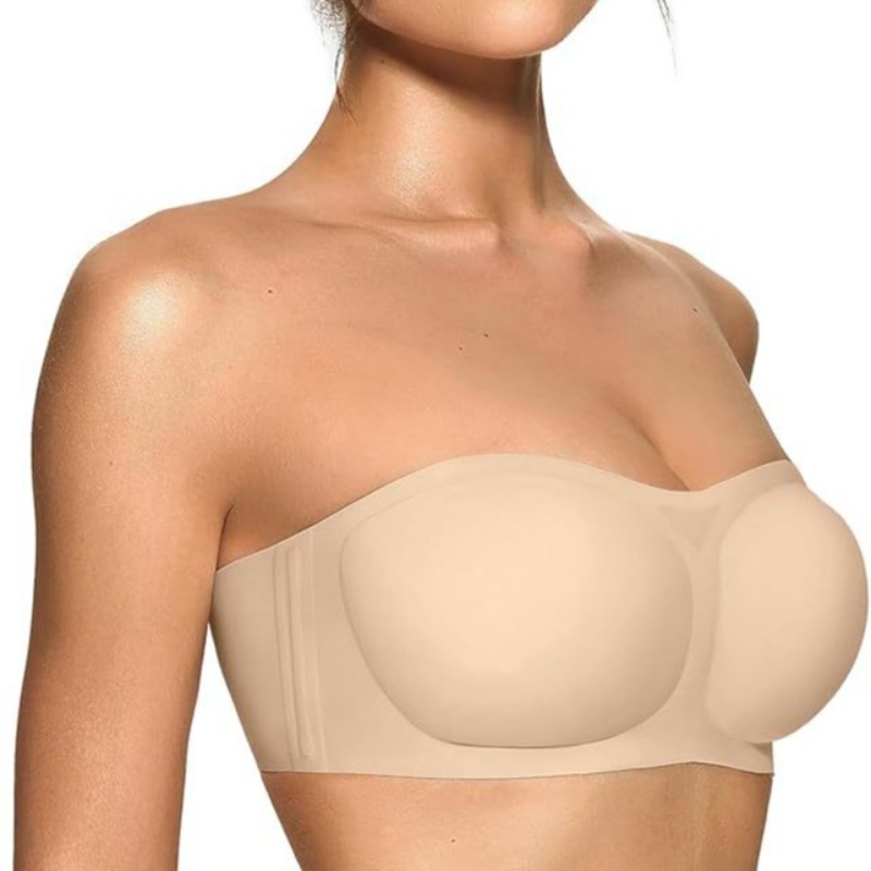 Plunge Bra Push Up - Женский бюстгальтер без бретелек с эффектом