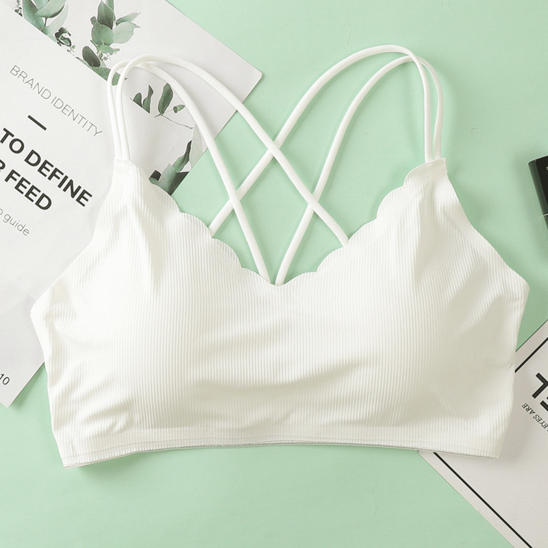 Женский бесшовный бюстгальтер  – обзор и цена Lace Bralette Set